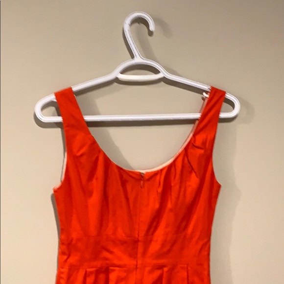 J. Crew “Suited” Orange Shift Dress - Women’s Size 0 - Picture 5 of 8